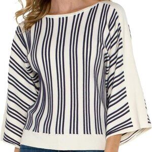 Liverpool 3/4 Sleeve Boat Neck Dolman Sweater